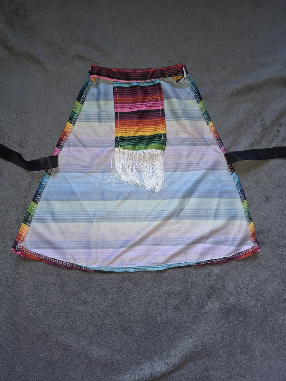 NWOT Dog Poncho with Fringe